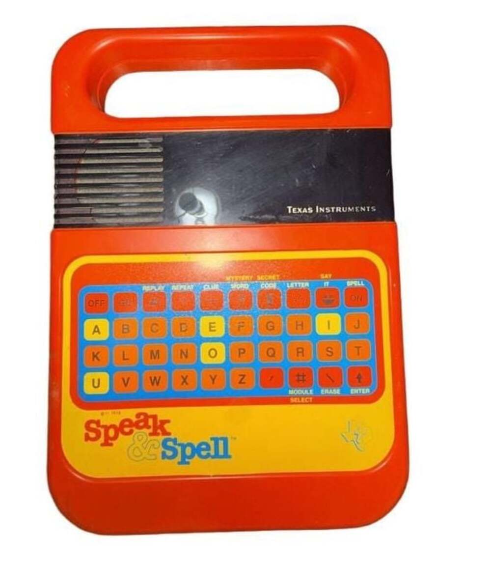 Vintage 1978 Texas Instruments Speak & Spell Electronic Learning Toy